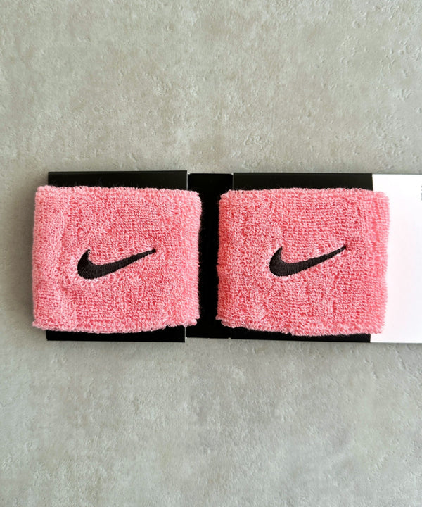 NIKE(ナイキ)/2個セット スウッシュ 刺繍 無地 リストバンド 2パック | IL4212001 | ピンク