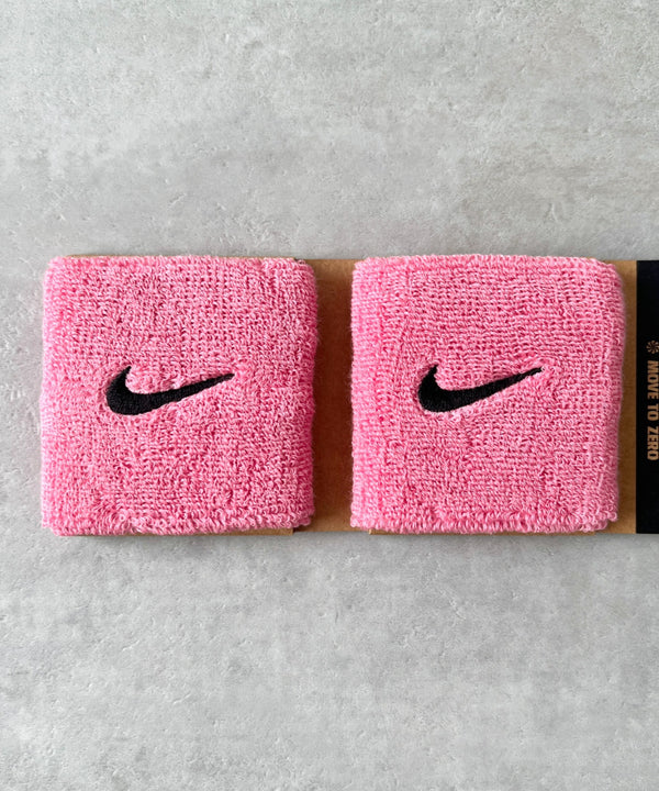NIKE(ナイキ)/2個セット スウッシュ 刺繍 無地 リストバンド 2パック | IL4212001 | ピンク系その他2