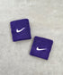 NIKE(ナイキ)/2個セット スウッシュ 刺繍 無地 リストバンド 2パック | IL4212001 | パープル