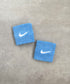 NIKE(ナイキ)/2個セット スウッシュ 刺繍 無地 リストバンド 2パック | IL4212001 | ライトブルー