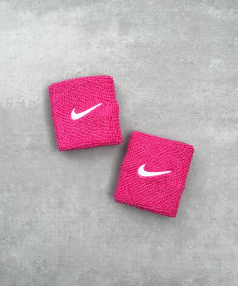 NIKE(ナイキ)/2個セット スウッシュ 刺繍 無地 リストバンド 2パック | IL4212001 | ピンク系その他