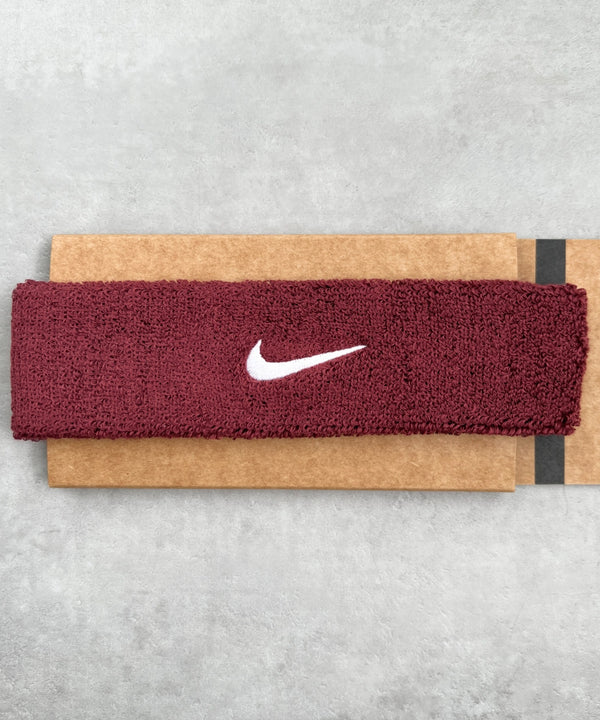 NIKE(ナイキ)/スウッシュ 刺繍 無地 ヘアバンド ヘッドバンド | IL4212003 | ワイン
