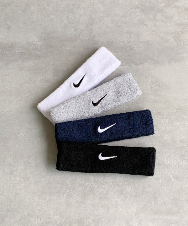 NIKE(ナイキ)/スウッシュ 刺繍 無地 ヘアバンド ヘッドバンド | IL4212003 | ブラック