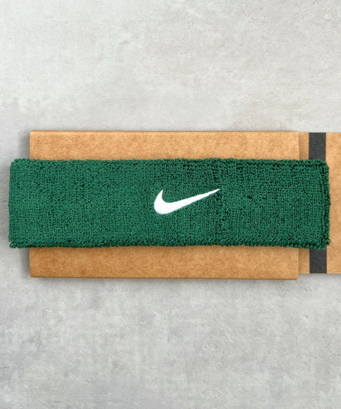 NIKE(ナイキ)/スウッシュ 刺繍 無地 ヘアバンド ヘッドバンド | IL4212003 | ダークグリーン