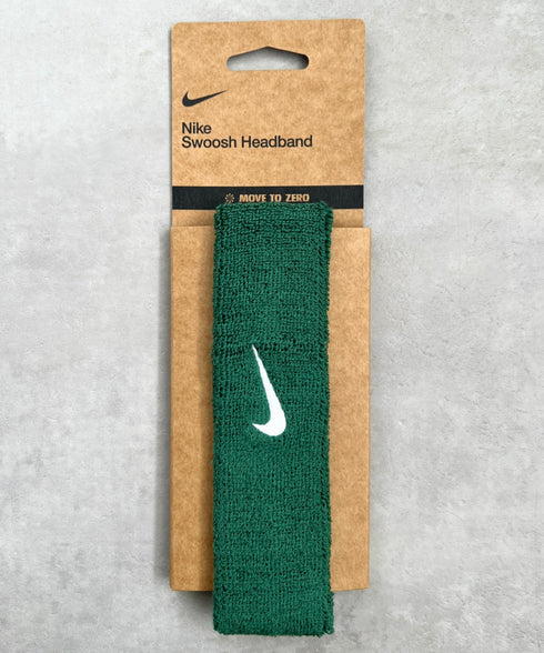 NIKE(ナイキ)/スウッシュ 刺繍 無地 ヘアバンド ヘッドバンド | IL4212003 | ダークグリーン