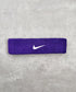 NIKE(ナイキ)/スウッシュ 刺繍 無地 ヘアバンド ヘッドバンド | IL4212003 | パープル