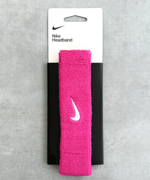 NIKE(ナイキ)/スウッシュ 刺繍 無地 ヘアバンド ヘッドバンド | IL4212003 | ピンク