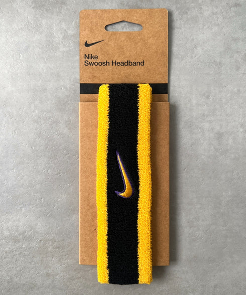 NIKE(ナイキ)/スウッシュ 刺繍 無地 ヘアバンド ヘッドバンド | IL4212003 | ゴールド