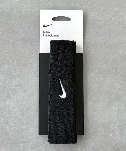 NIKE(ナイキ)/スウッシュ 刺繍 無地 ヘアバンド ヘッドバンド | IL4212003 | ブラック
