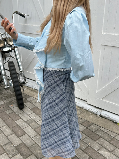 volume lace point tops | SL2243660 | ブルー