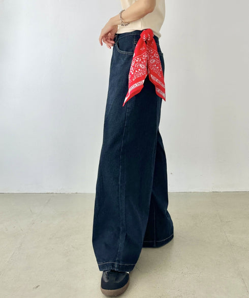 THE NORTH FACE(ザ・ノースフェイス)/コットン プリント バンダナ スカーフ/BANDANA_PAISLEY_80'S/PINE CONE | IM6243034 | レッド