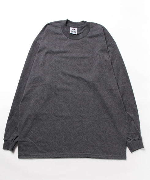 PRO CLUB(プロクラブ) / 6.5オンス スーパーヘビーウェイト クルーネック 長袖 無地 ロンT / Heavyweight Cotton Long Crew Neck T-Shirt | IM2213016 | チャコールグレー