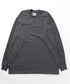 PRO CLUB(プロクラブ) / 6.5オンス スーパーヘビーウェイト クルーネック 長袖 無地 ロンT / Heavyweight Cotton Long Crew Neck T-Shirt | IM2213016 | チャコールグレー