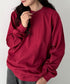 PRO CLUB(プロクラブ) / 6.5オンス スーパーヘビーウェイト クルーネック 長袖 無地 ロンT / Heavyweight Cotton Long Crew Neck T-Shirt | IM2213016 | バーガンディー