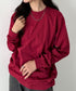 PRO CLUB(プロクラブ) / 6.5オンス スーパーヘビーウェイト クルーネック 長袖 無地 ロンT / Heavyweight Cotton Long Crew Neck T-Shirt | IM2213016 | バーガンディー
