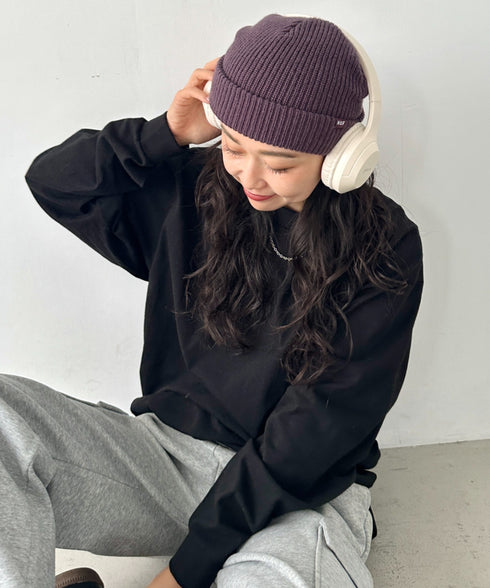 PRO CLUB(プロクラブ) / 6.5オンス スーパーヘビーウェイト クルーネック 長袖 無地 ロンT / Heavyweight Cotton Long Crew Neck T-Shirt | IM2213016 | ブラック