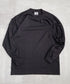 PRO CLUB(プロクラブ) / 6.5オンス スーパーヘビーウェイト クルーネック 長袖 無地 ロンT / Heavyweight Cotton Long Crew Neck T-Shirt | IM2213016 | ブラック