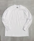 PRO CLUB(プロクラブ) / 6.5オンス スーパーヘビーウェイト クルーネック 長袖 無地 ロンT / Heavyweight Cotton Long Crew Neck T-Shirt | IM2213016 | ホワイト
