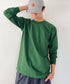 PRO CLUB(プロクラブ) / 6.5オンス スーパーヘビーウェイト クルーネック 長袖 無地 ロンT / Heavyweight Cotton Long Crew Neck T-Shirt | IM2213016 | ダークグリーン