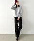 PRO CLUB(プロクラブ) / 6.5オンス スーパーヘビーウェイト クルーネック 長袖 無地 ロンT / Heavyweight Cotton Long Crew Neck T-Shirt | IM2213016 | グレー