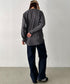 PRO CLUB(プロクラブ) / 6.5オンス スーパーヘビーウェイト クルーネック 長袖 無地 ロンT / Heavyweight Cotton Long Crew Neck T-Shirt | IM2213016 | チャコールグレー