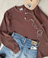 PRO CLUB (プロクラブ) / ヘビーウェイト サーマル ワッフル ロンT 8.1オンス / Heavyweight Cotton Long Sleeve Thermal Top | IM2213017 | ブラウン