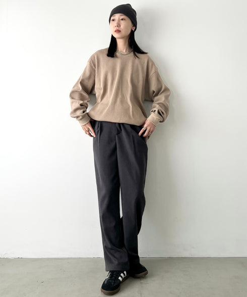 PRO CLUB (プロクラブ) / ヘビーウェイト サーマル ワッフル ロンT 8.1オンス / Heavyweight Cotton Long Sleeve Thermal Top | IM2213017 | ベージュ