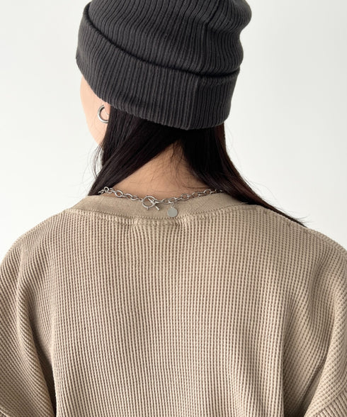 PRO CLUB (プロクラブ) / ヘビーウェイト サーマル ワッフル ロンT 8.1オンス / Heavyweight Cotton Long Sleeve Thermal Top | IM2213017 | ベージュ