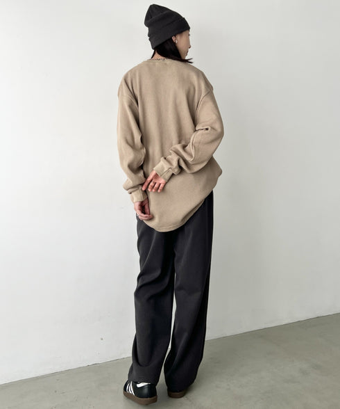 PRO CLUB (プロクラブ) / ヘビーウェイト サーマル ワッフル ロンT 8.1オンス / Heavyweight Cotton Long Sleeve Thermal Top | IM2213017 | ベージュ