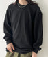 PRO CLUB (プロクラブ) / ヘビーウェイト サーマル ワッフル ロンT 8.1オンス / Heavyweight Cotton Long Sleeve Thermal Top | IM2213017 | ブラック