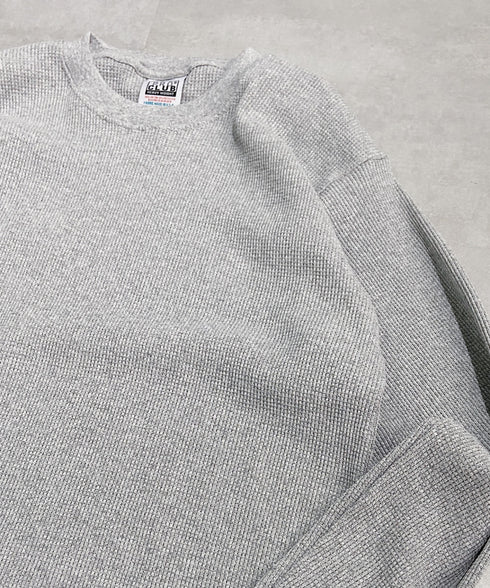 PRO CLUB (プロクラブ) / ヘビーウェイト サーマル ワッフル ロンT 8.1オンス / Heavyweight Cotton Long Sleeve Thermal Top | IM2213017 | グレー