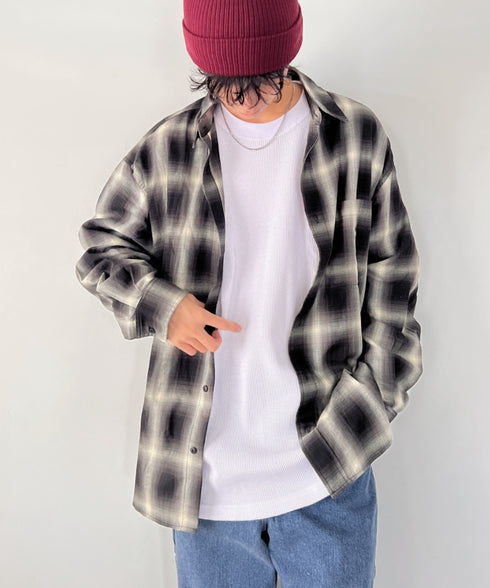 PRO CLUB (プロクラブ) / ヘビーウェイト サーマル ワッフル ロンT 8.1オンス / Heavyweight Cotton Long Sleeve Thermal Top | IM2213017 | ホワイト