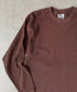 PRO CLUB (プロクラブ) / ヘビーウェイト サーマル ワッフル ロンT 8.1オンス / Heavyweight Cotton Long Sleeve Thermal Top | IM2213017 | ブラウン
