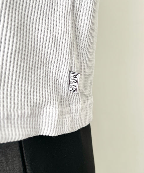 PRO CLUB (プロクラブ) / ヘビーウェイト サーマル ワッフル ロンT 8.1オンス / Heavyweight Cotton Long Sleeve Thermal Top | IM2213017 | ホワイト