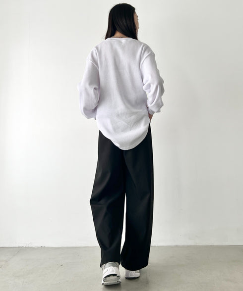 PRO CLUB (プロクラブ) / ヘビーウェイト サーマル ワッフル ロンT 8.1オンス / Heavyweight Cotton Long Sleeve Thermal Top | IM2213017 | ホワイト