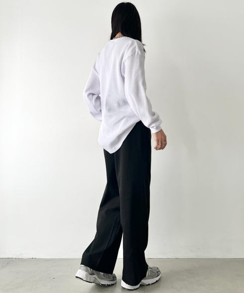 PRO CLUB (プロクラブ) / ヘビーウェイト サーマル ワッフル ロンT 8.1オンス / Heavyweight Cotton Long Sleeve Thermal Top | IM2213017 | ホワイト