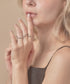 2WAYダブルフィンガーリング/double finger ring | IS4213056 | シルバー
