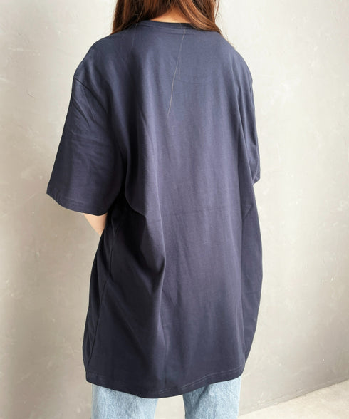 TOMMY HILFIGER(トミーヒルフィガー) / Core Flag Tee フラッグロゴ刺繍 半袖 Tシャツ | IL2222012 | ネイビー