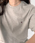 TOMMY HILFIGER(トミーヒルフィガー) / Core Flag Tee フラッグロゴ刺繍 半袖 Tシャツ | IL2222012 | グレー