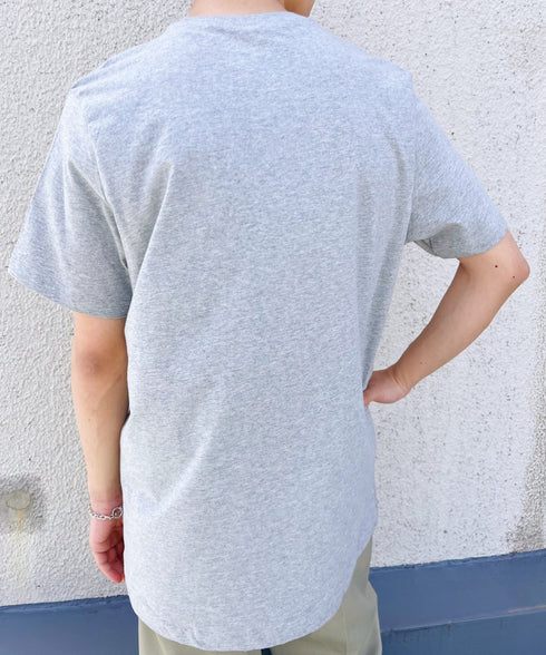 TOMMY HILFIGER(トミーヒルフィガー) / Core Flag Tee フラッグロゴ刺繍 半袖 Tシャツ | IL2222012 | グレー
