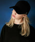 VARZAR(バザール)/Stud logo over fit ball cap/スタッズ ロゴ オーバーフィット ベースボール キャップ | IL5221041 | ブラック
