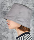 VARZAR(バザール)/Stud drop over fit bucket hat/スタッズ ドロップ オーバーフィット バケットハット | IL5221042 | グレー