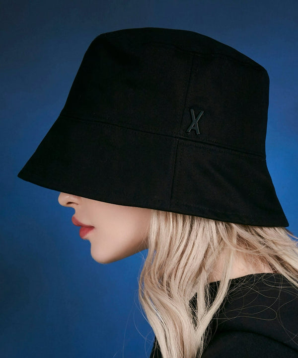 VARZAR(バザール)/Stud drop over fit bucket hat/スタッズ ドロップ オーバーフィット バケットハット | IL5221042 | ブラック
