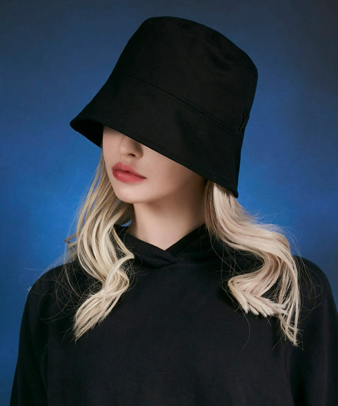 VARZAR(バザール)/Stud drop over fit bucket hat/スタッズ ドロップ オーバーフィット バケットハット | IL5221042 | ブラック