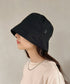 VARZAR(バザール)/Stud drop over fit bucket hat/スタッズ ドロップ オーバーフィット バケットハット | IL5221042 | ブラック