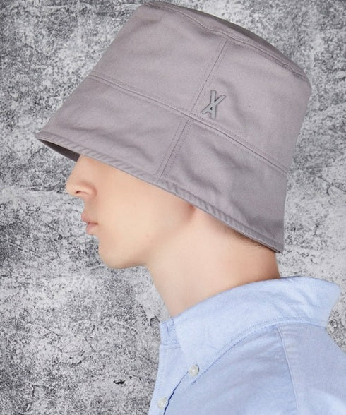 VARZAR(バザール)/Stud drop over fit bucket hat/スタッズ ドロップ オーバーフィット バケットハット | IL5221042 | グレー
