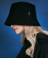 VARZAR(バザール)/Stud drop over fit bucket hat/スタッズ ドロップ オーバーフィット バケットハット | IL5221042 | ブラック