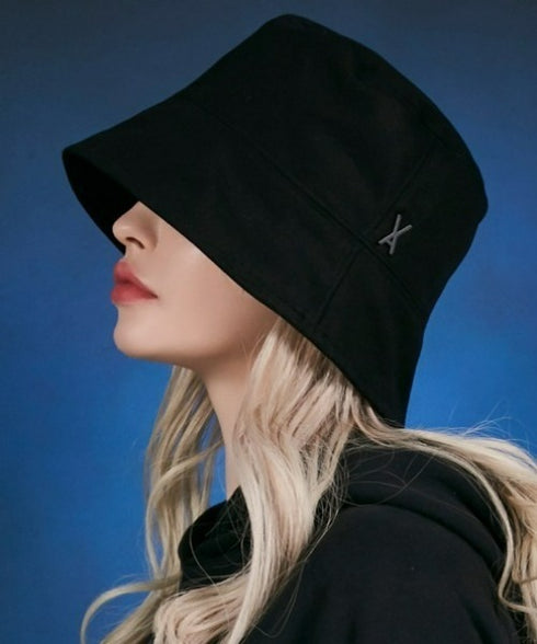 VARZAR(バザール)/Stud drop over fit bucket hat/スタッズ ドロップ オーバーフィット バケットハット | IL5221042 | ブラック