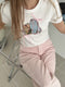 キャットリボンTシャツ | SL2252606 | ホワイト