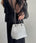 glitter metallic shoulder Bag／グリッターメタリック巾着ショルダーバッグ パーティーバッグ | CL1221909 | シルバー
